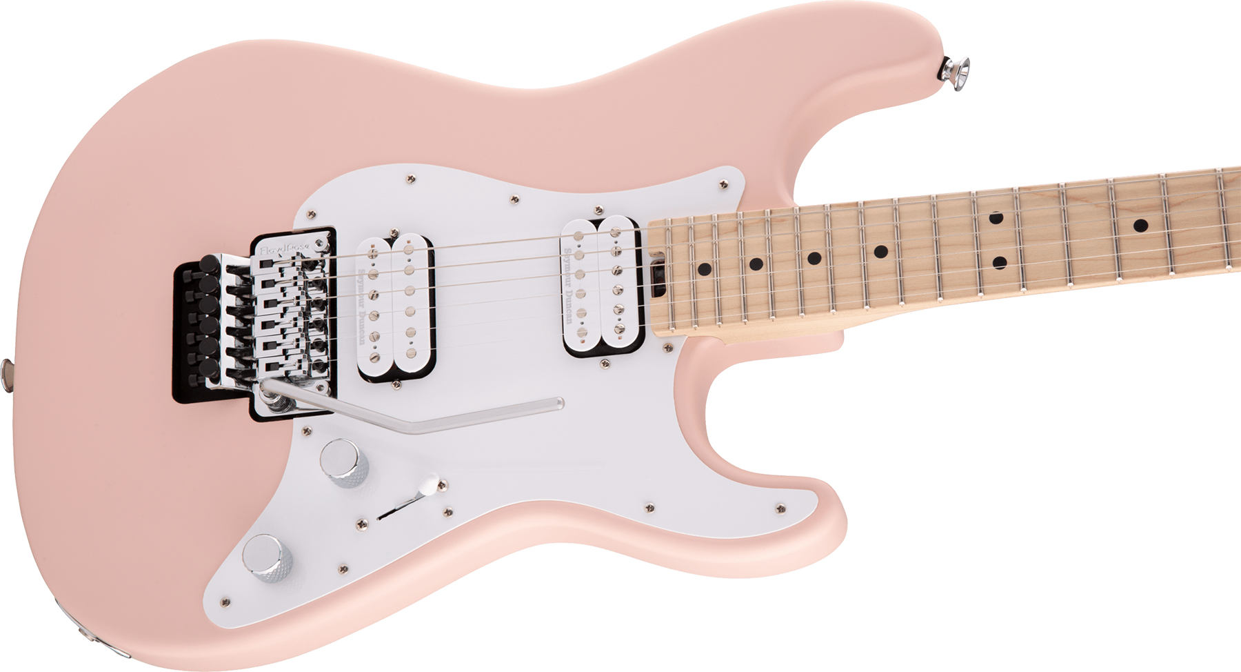 Charvel So-cal Style 1 Hh  Fr M Pro-mod 2h Seymour Duncan Mn - Satin Shell Pink - Str shape electric guitar - Variation 2