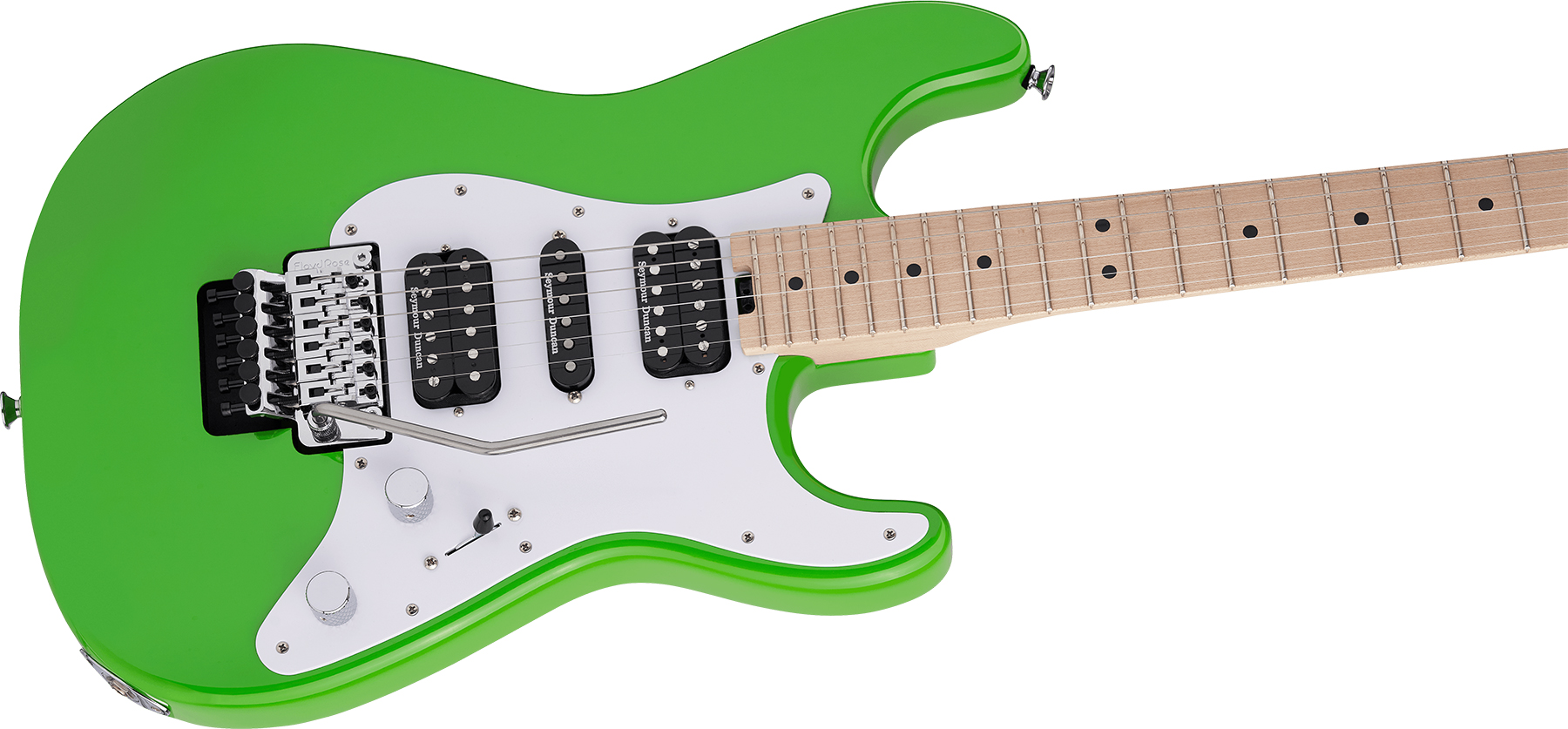 Charvel So-cal Style 1 Hsh  Fr M Pro-mod Seymour Duncan Mn - Slime Green - Str shape electric guitar - Variation 2