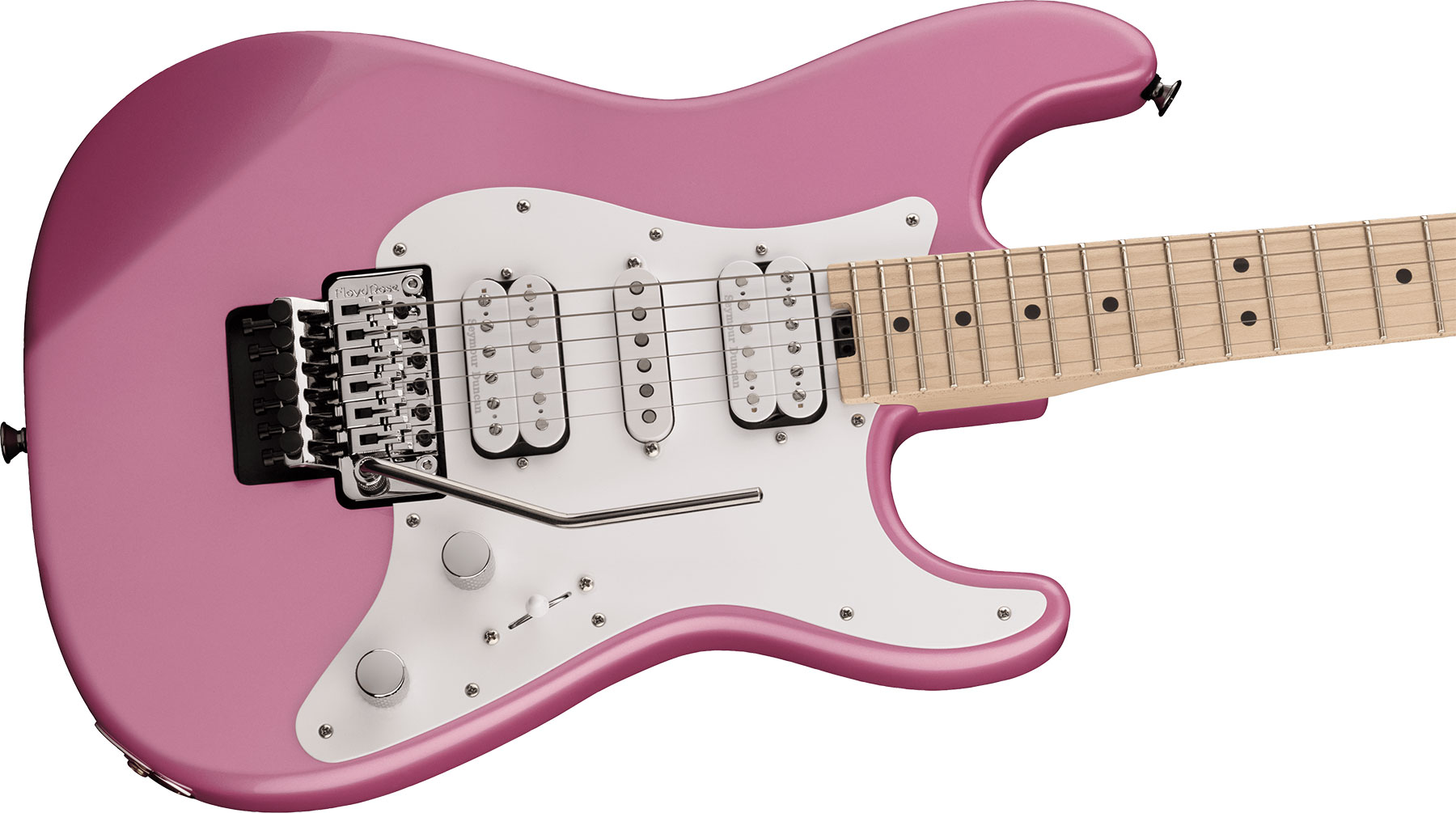 Charvel So-cal Style 1 Hsh Fr M Pro-mod Seymour Duncan Mn - Platinum Pink - Str shape electric guitar - Variation 2
