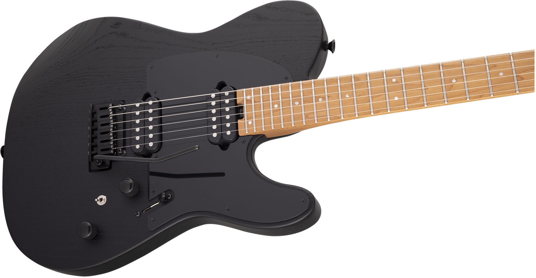 Charvel So-cal Style 2 24 Hh 2pt Cm Pro-mod 2h Fishman Fluence Trem Mn - Black - Tel shape electric guitar - Variation 2