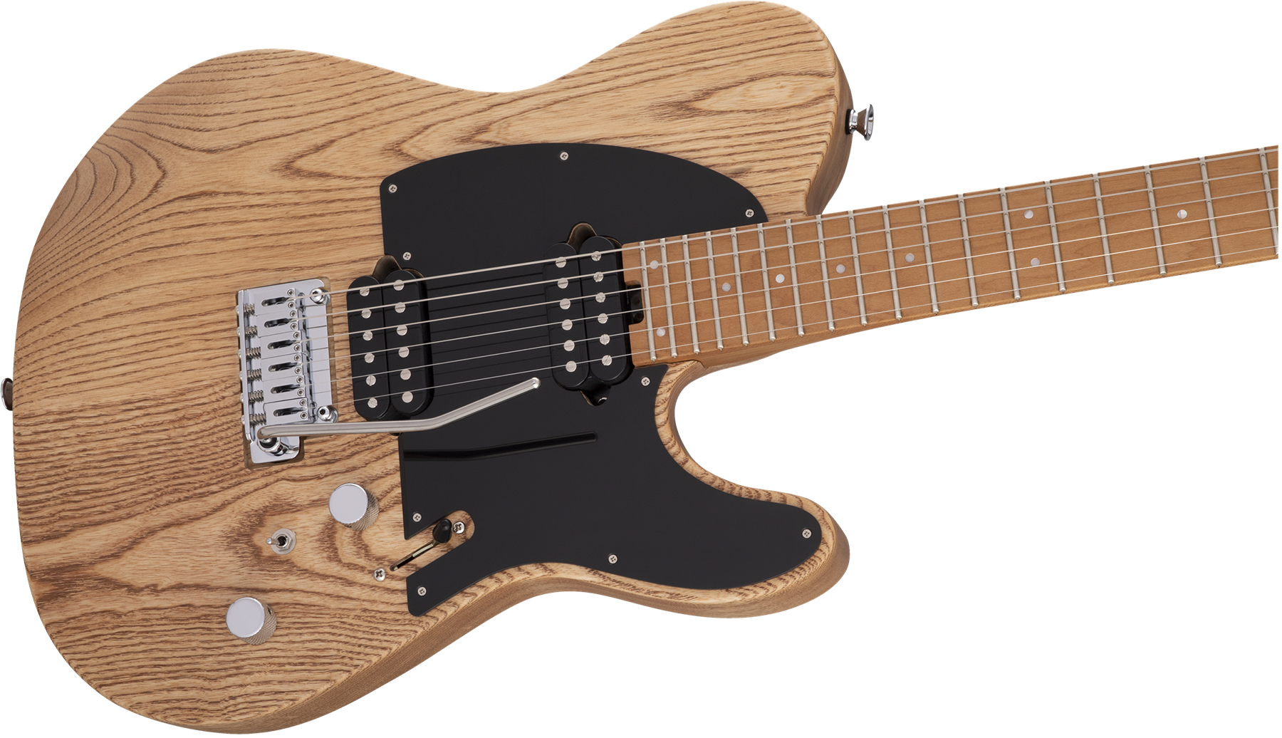 Charvel So-cal Style 2 24 Hh 2pt Cm Pro-mod 2h Fishman Fluence Trem Mn - Natural Satin - Tel shape electric guitar - Variation 2