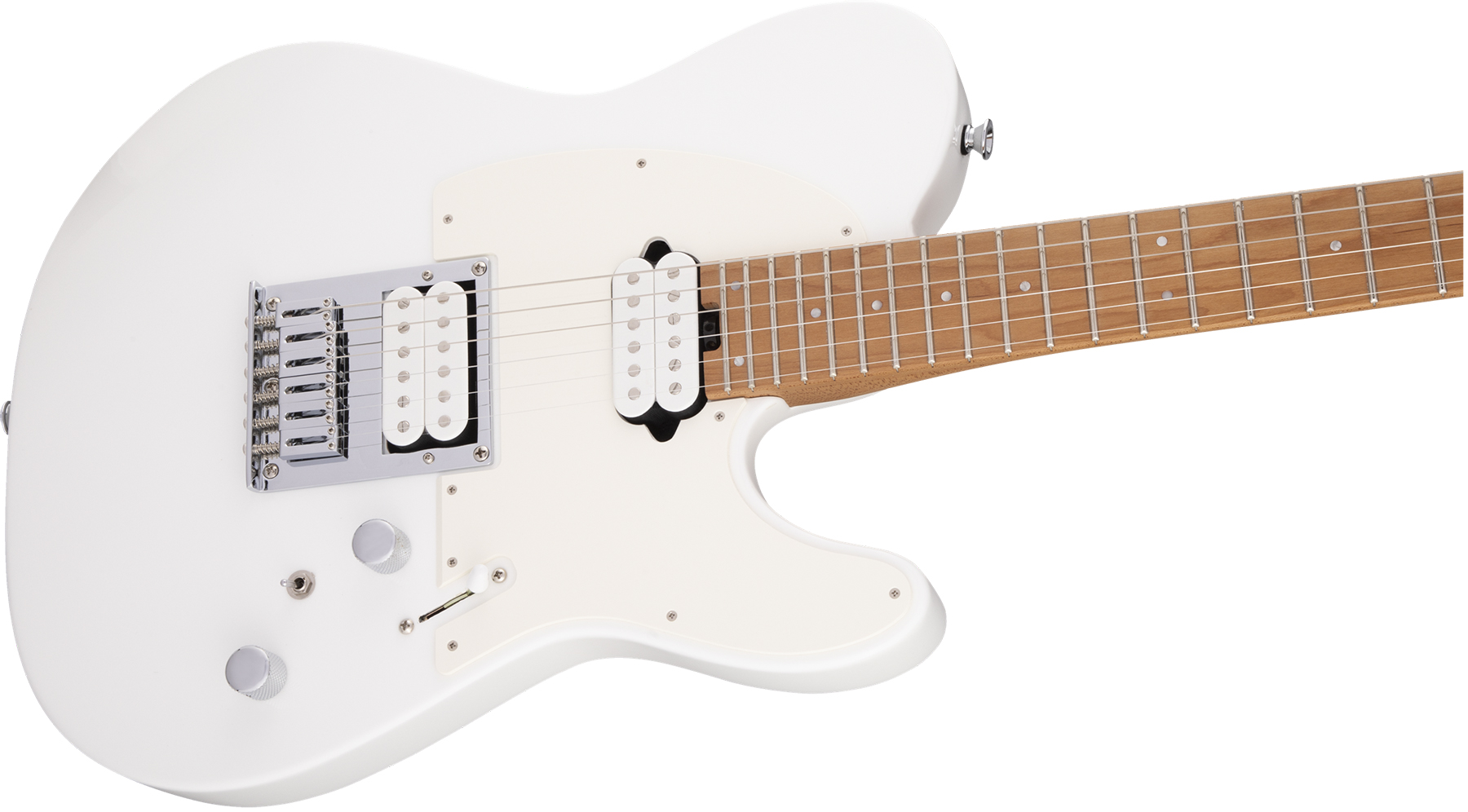 Charvel So-cal Style 2 24 Hh Ht Cm Pro-mod 2h Fishman Fluence Mn - Snow White - Tel shape electric guitar - Variation 2