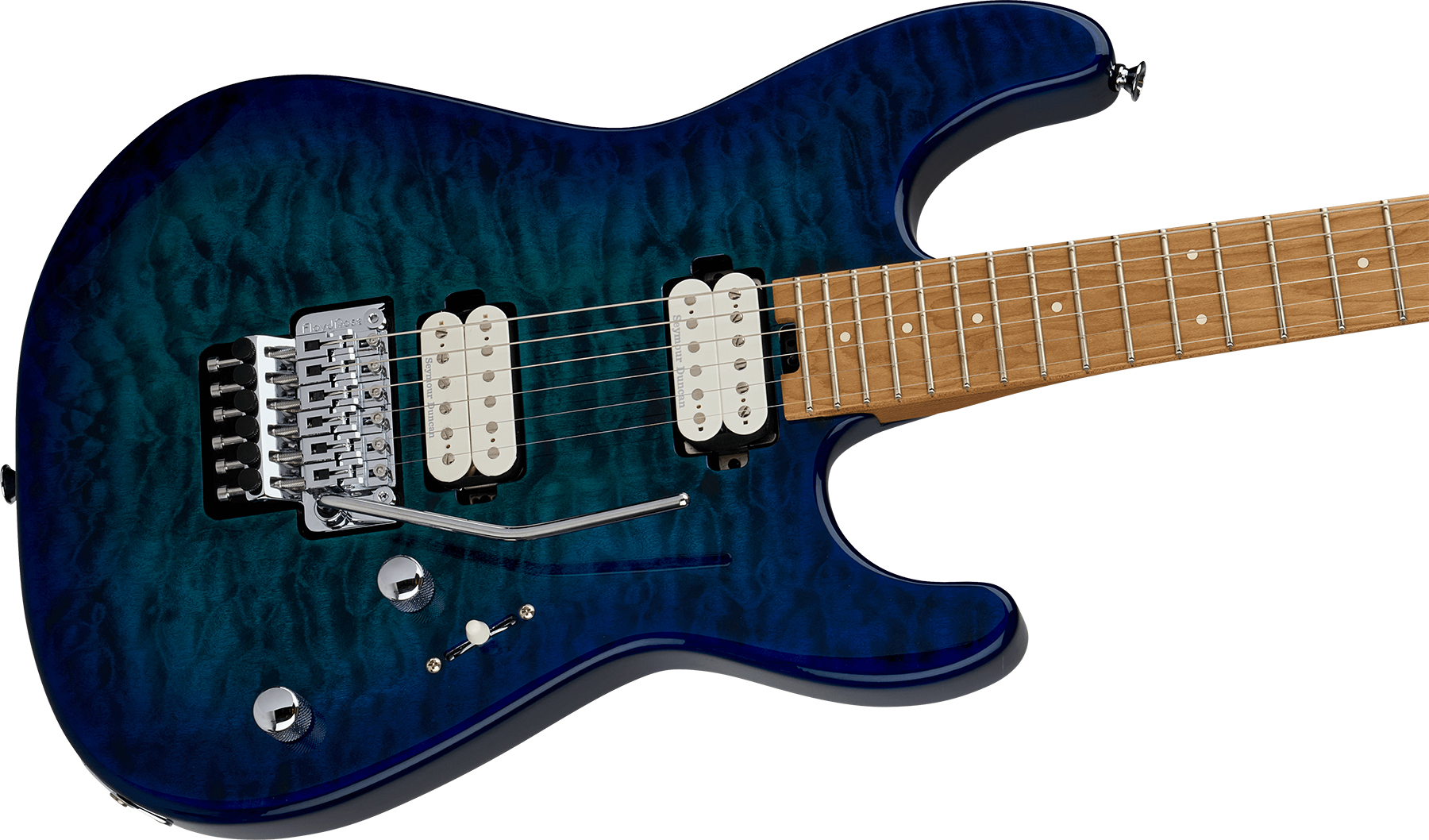 Charvel San Dimas Pro-mod Plus Style 1 Hh Fr Cm 2h Seymour Duncan Mn - Chlorine Burst - Str shape electric guitar - Variation 2