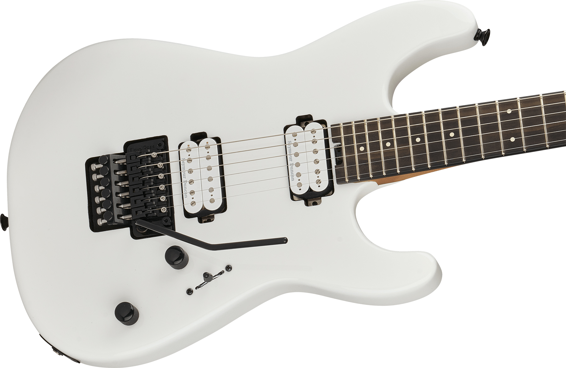 Charvel San Dimas Pro-mod Plus Style 1 Hh Fr E 2h Seymour Duncan Mn - Snow White - Str shape electric guitar - Variation 2