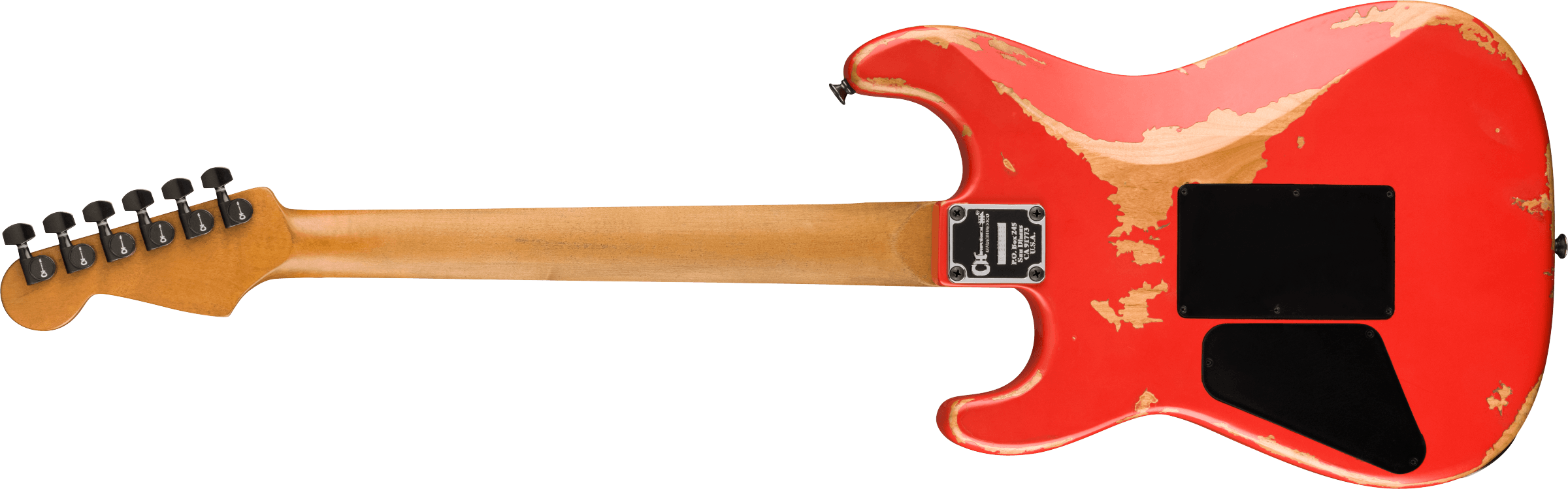 Charvel San Dimas Pro-mod Relic Style 1 Hh Fr E Pf - Weathered Orange - Str shape electric guitar - Variation 1