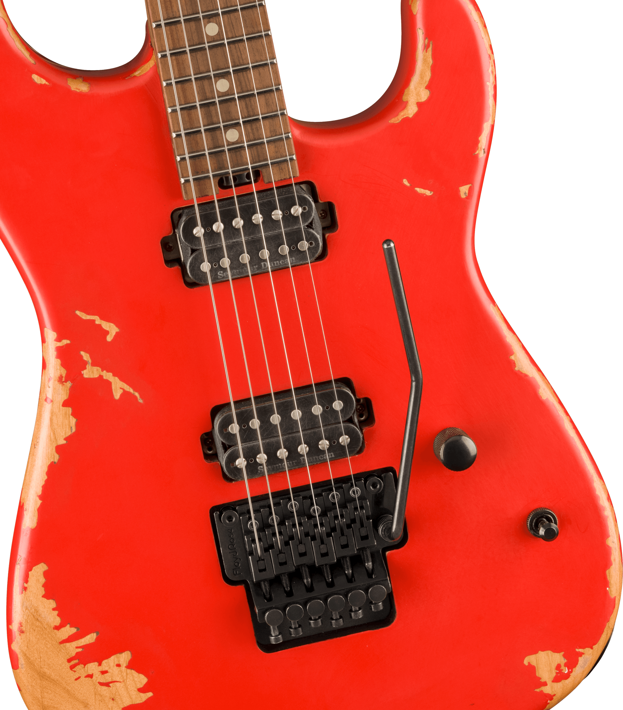 Charvel San Dimas Pro-mod Relic Style 1 Hh Fr E Pf - Weathered Orange - Str shape electric guitar - Variation 2