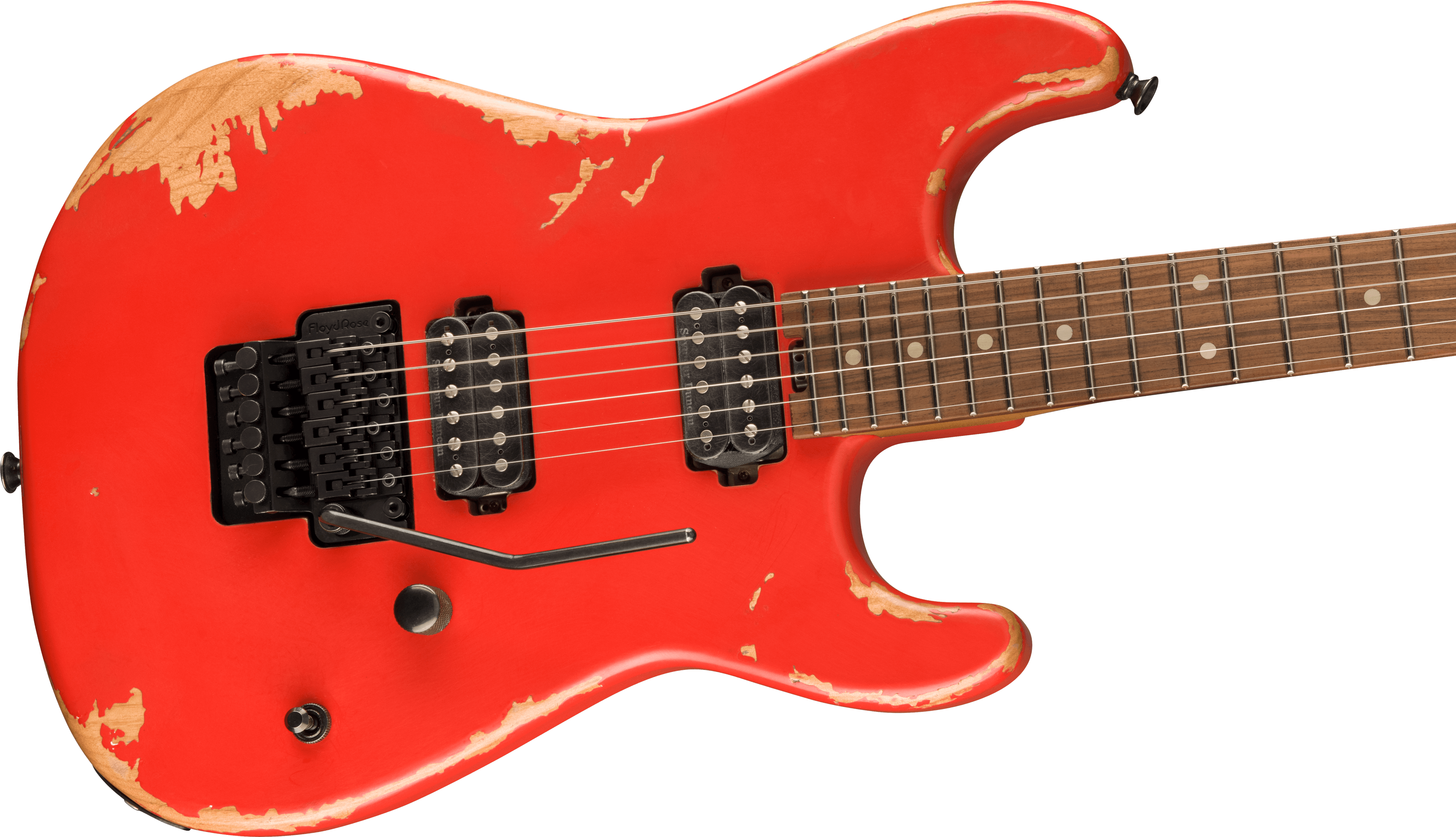 Charvel San Dimas Pro-mod Relic Style 1 Hh Fr E Pf - Weathered Orange - Str shape electric guitar - Variation 3