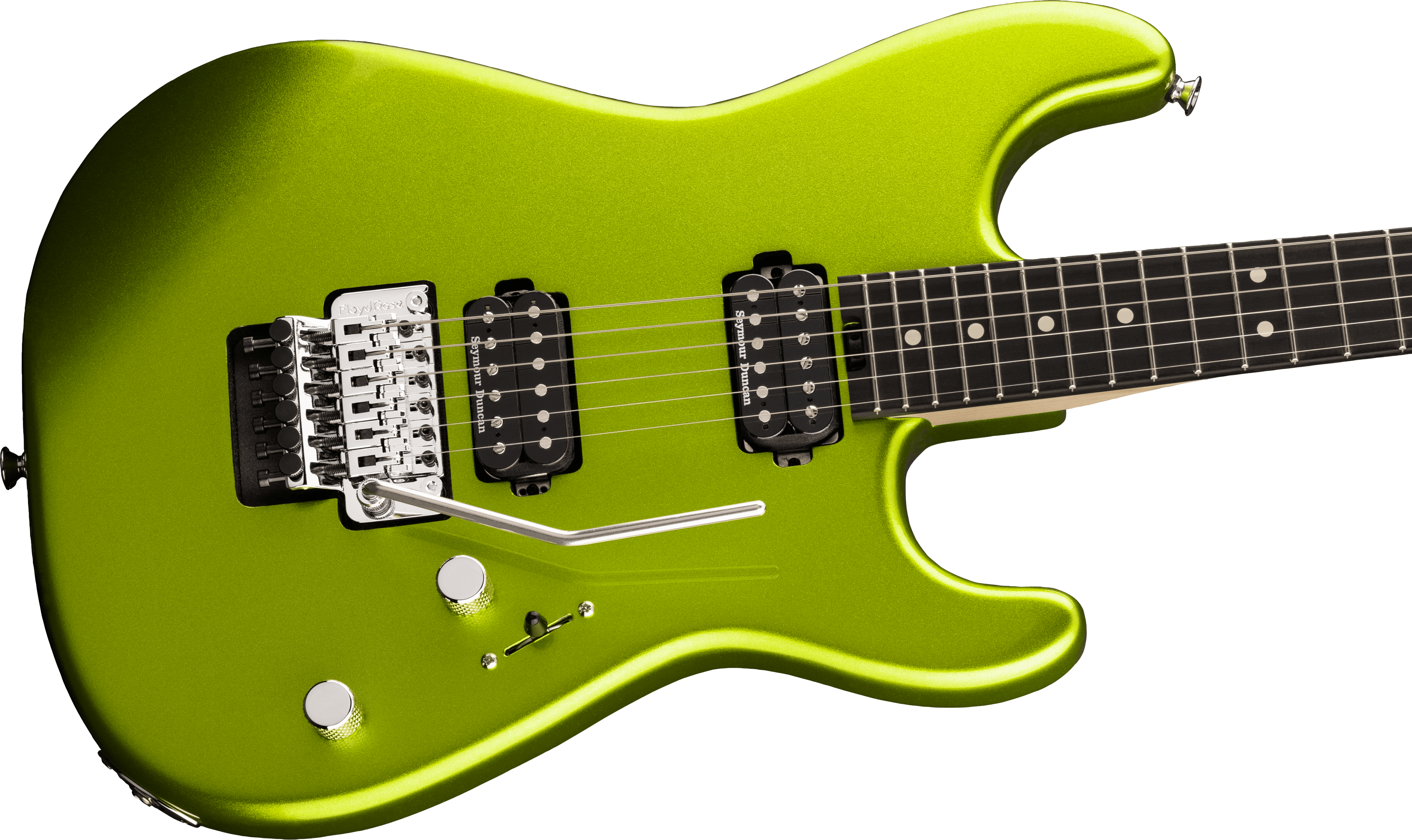 Charvel San Dimas Style 1 Hh Fr E Pro-mod Seymour Duncan Eb - Lime Green Metallic - Str shape electric guitar - Variation 3
