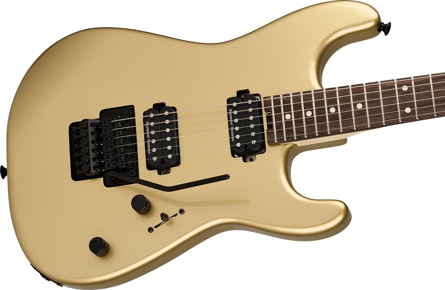 Charvel San Dimas Pro-mod Style 1 Hh Fr Rw 2h Seymour Duncan - Pharaohs Gold - Str shape electric guitar - Variation 2