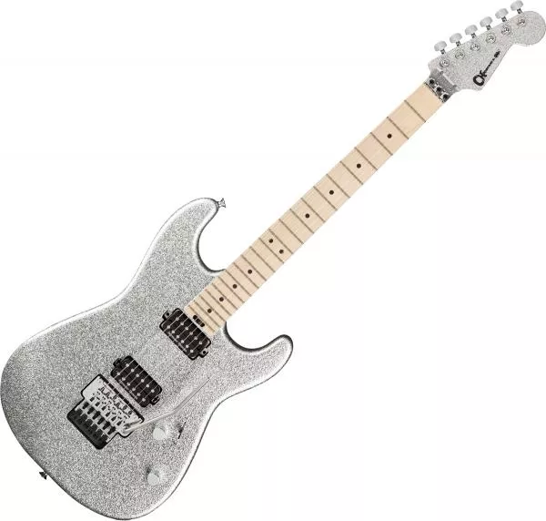 Solid body electric guitar Charvel Pro-Mod San Dimas Style 1 HH FR M Ltd - Sin city sparkle