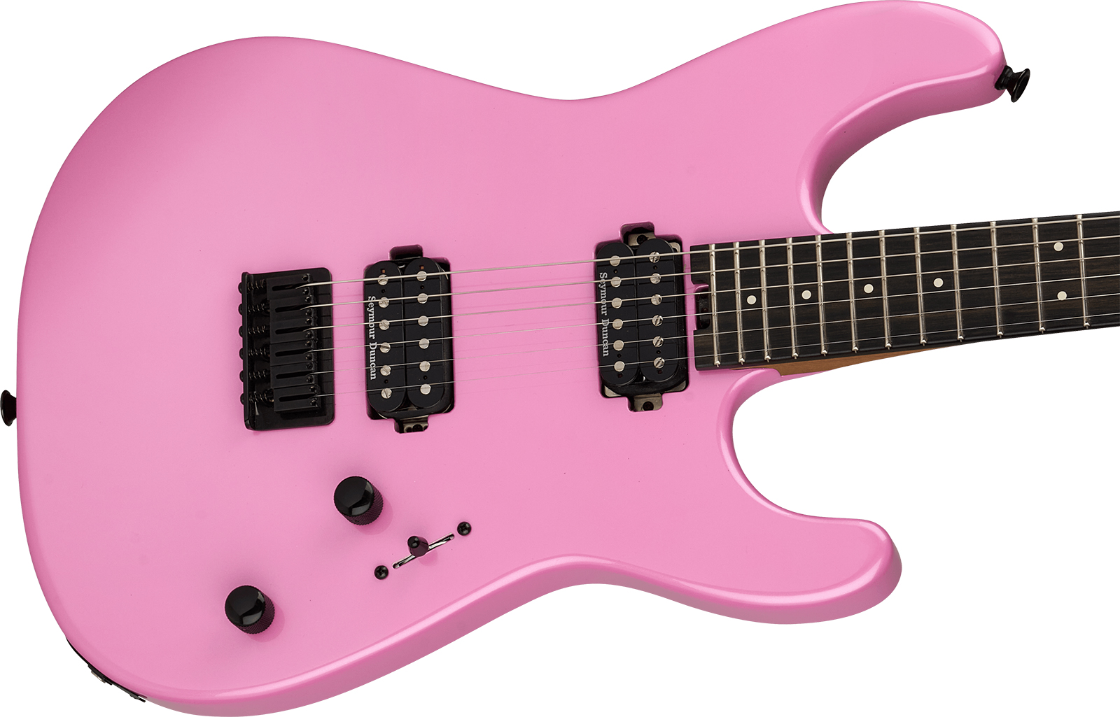 Charvel San Dimas Style 1 Hh Pro-mod Plus 2h Seymour Duncan Ht Eb - Platinum Pink - Str shape electric guitar - Variation 2