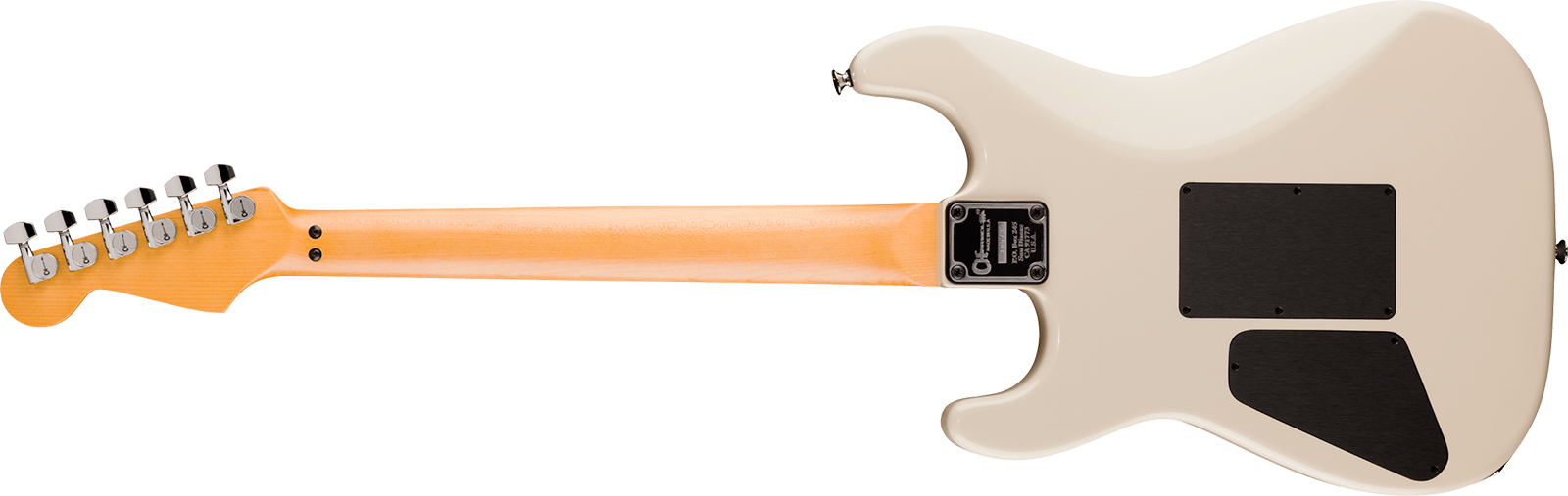 Charvel San Dimas Style 1 Sd1 Hh Fr American Neo Classic 2h Seymour Duncan Fr Mn - Ivory Blitz - Str shape electric guitar - Variation 1