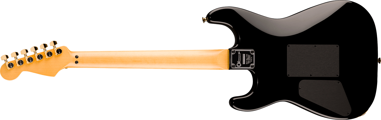 Charvel San Dimas Style 1 Sd1 Hh Fr American Neo Classic 2h Seymour Duncan Fr Mn - Gloss Black - Str shape electric guitar - Variation 1