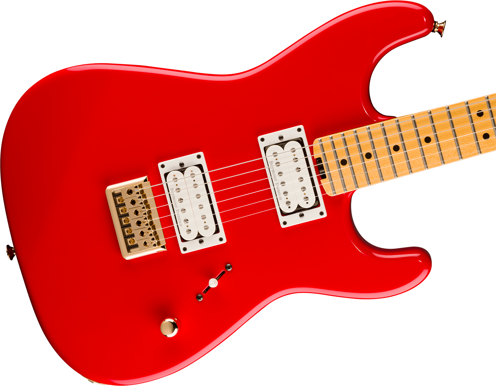 Charvel San Dimas Style 1 Sd1 Hh Ht American Neo Classic Usa 2h Seymour Duncan Ht Mn - Racing Red - Str shape electric guitar - Variation 2