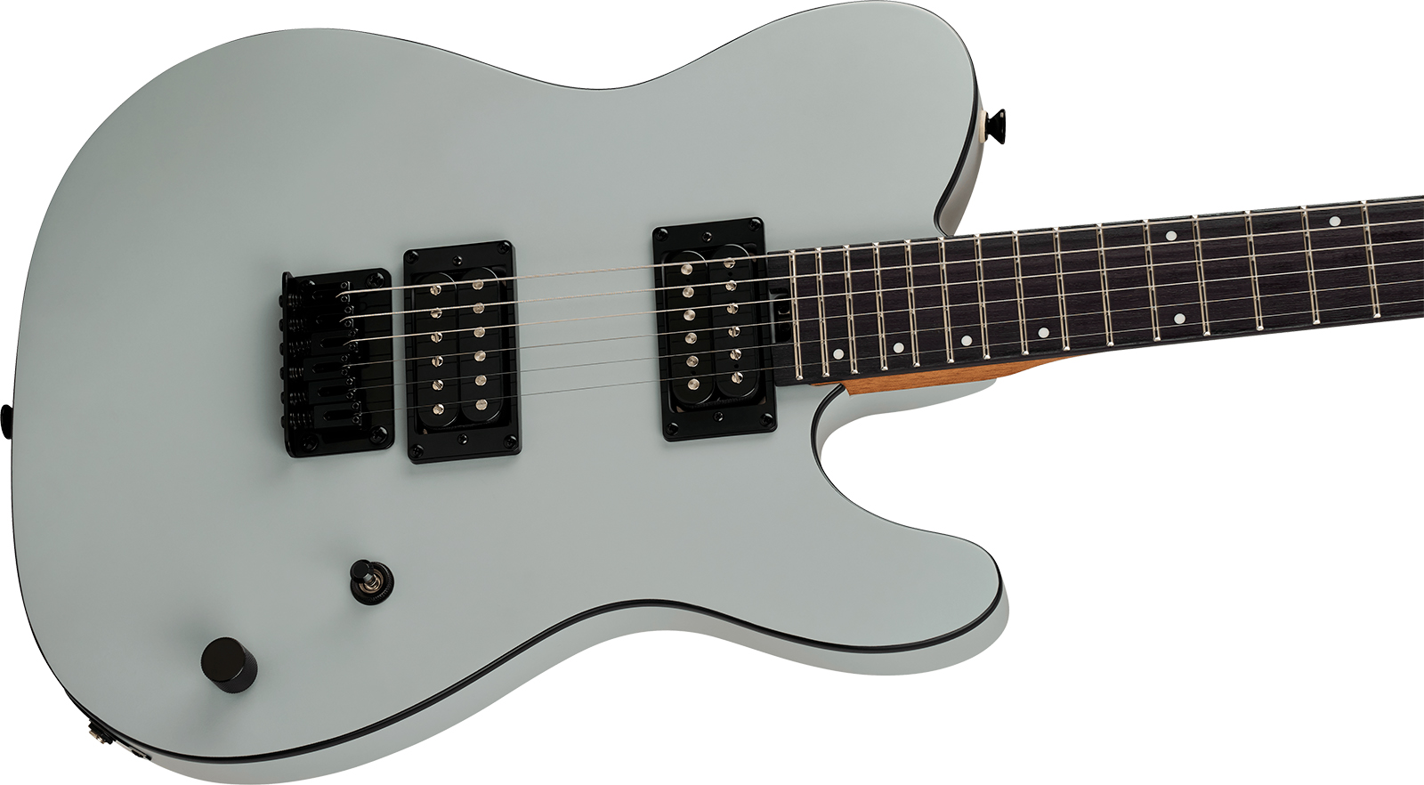 Charvel San Dimas Style 2  Sd2 Hh Ht Ind 2h Ht Ama - Satin Gray - Tel shape electric guitar - Variation 2