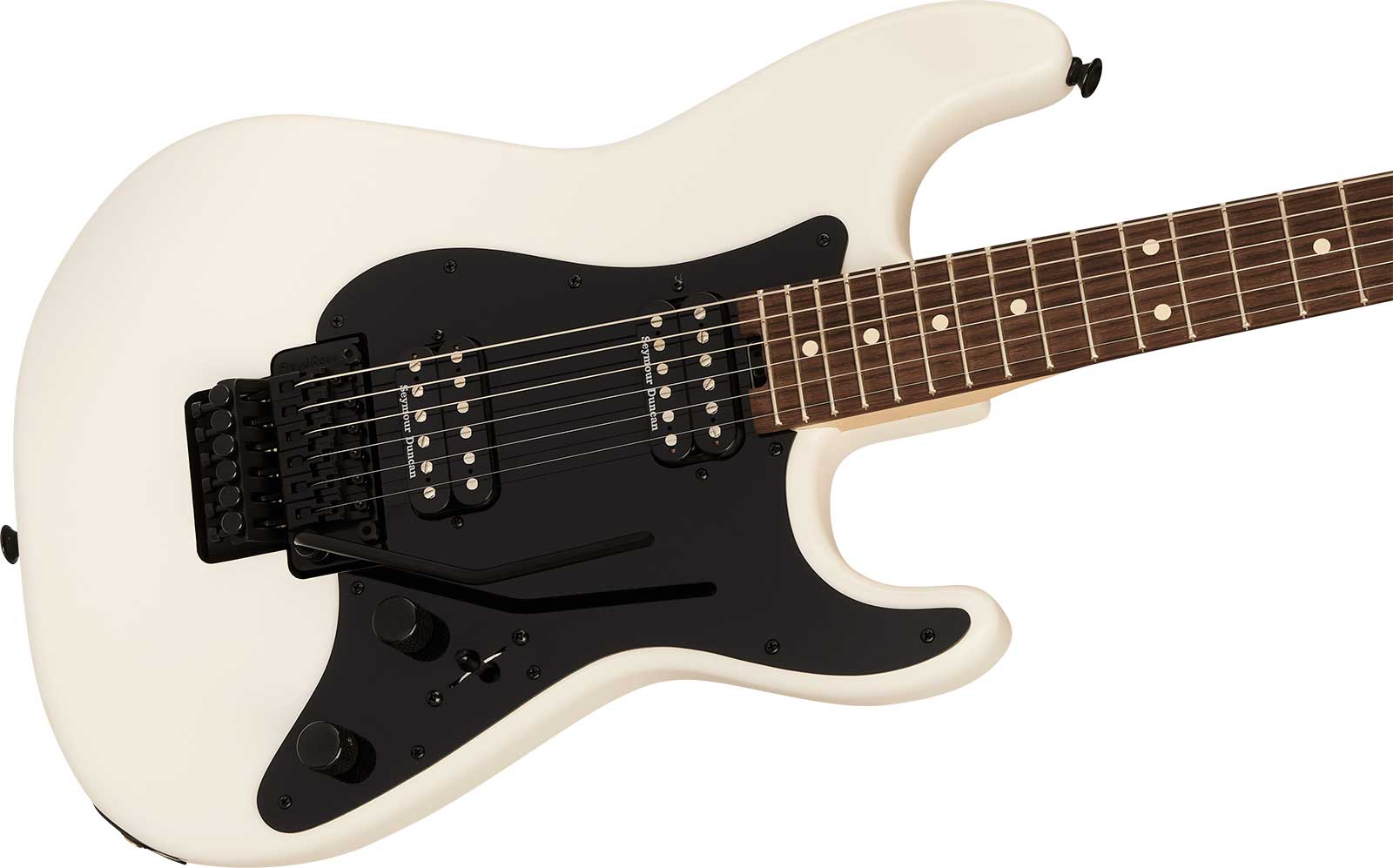 Charvel So-cal Sc1 Style 1 Hh Fr Pro-mod 2h Seymour Duncan Rw - Snow White - Str shape electric guitar - Variation 2