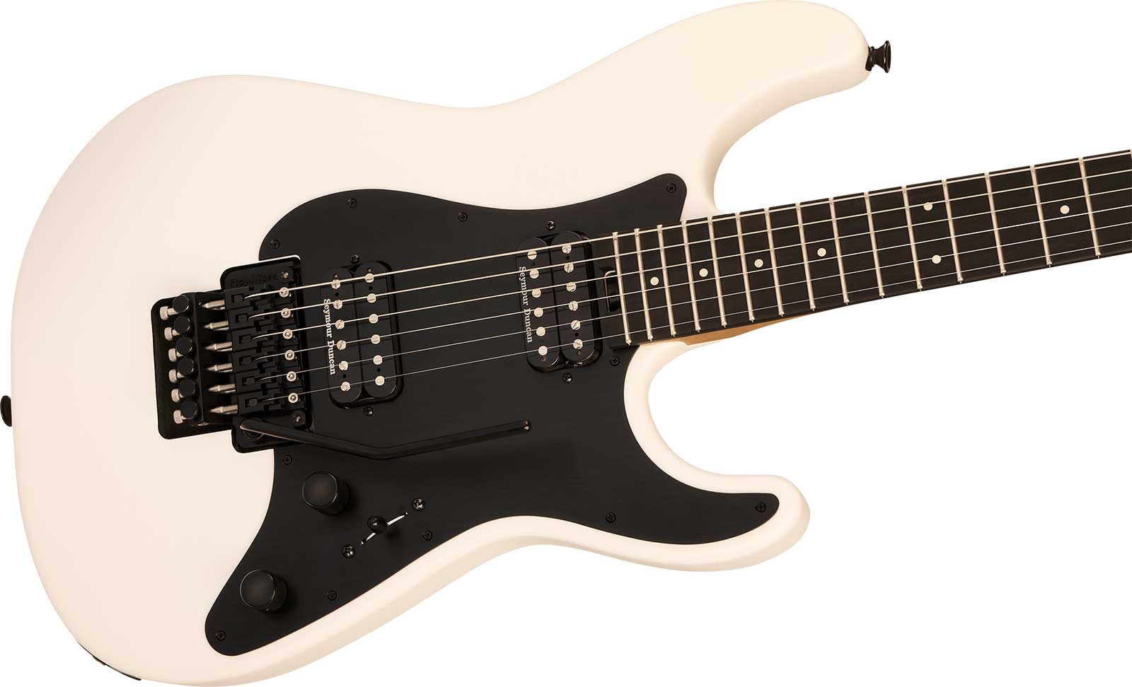 Charvel So-cal Style 1 Hh Fr Pro-mod Plus 2h Seymour Duncan Eb - Snow White - Str shape electric guitar - Variation 2