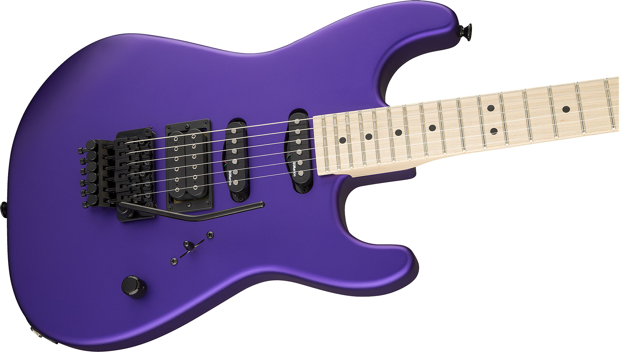 Charvel San Dimas Style 1 Hss Fr M Usa Select Dimarzio Fr Mn - Satin Plum - Str shape electric guitar - Variation 3