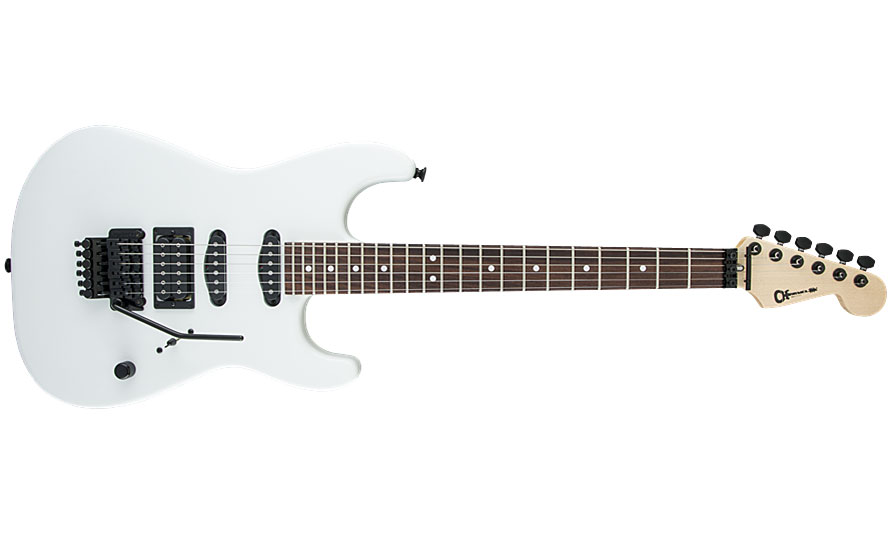 Charvel Usa Select San Dimas Style 1 Hss Fr Rw - Snow Blind Satin - Str shape electric guitar - Variation 1