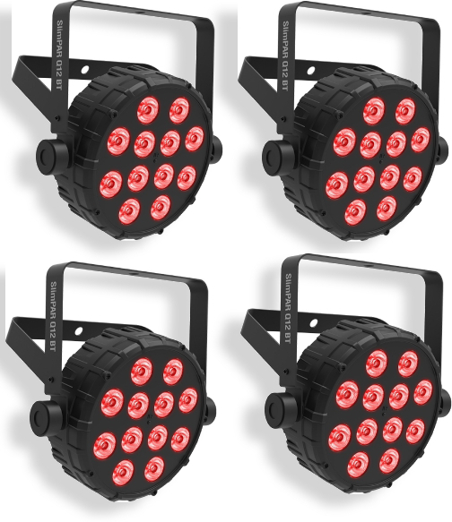 Chauvet Dj 4 X Slimpar Q12 Bt + - Lighting Set - Main picture