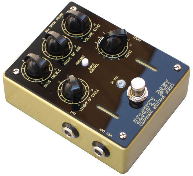 Cicognani Engineering Echofet Baby Boutique - Reverb, delay & echo effect pedal - Variation 2