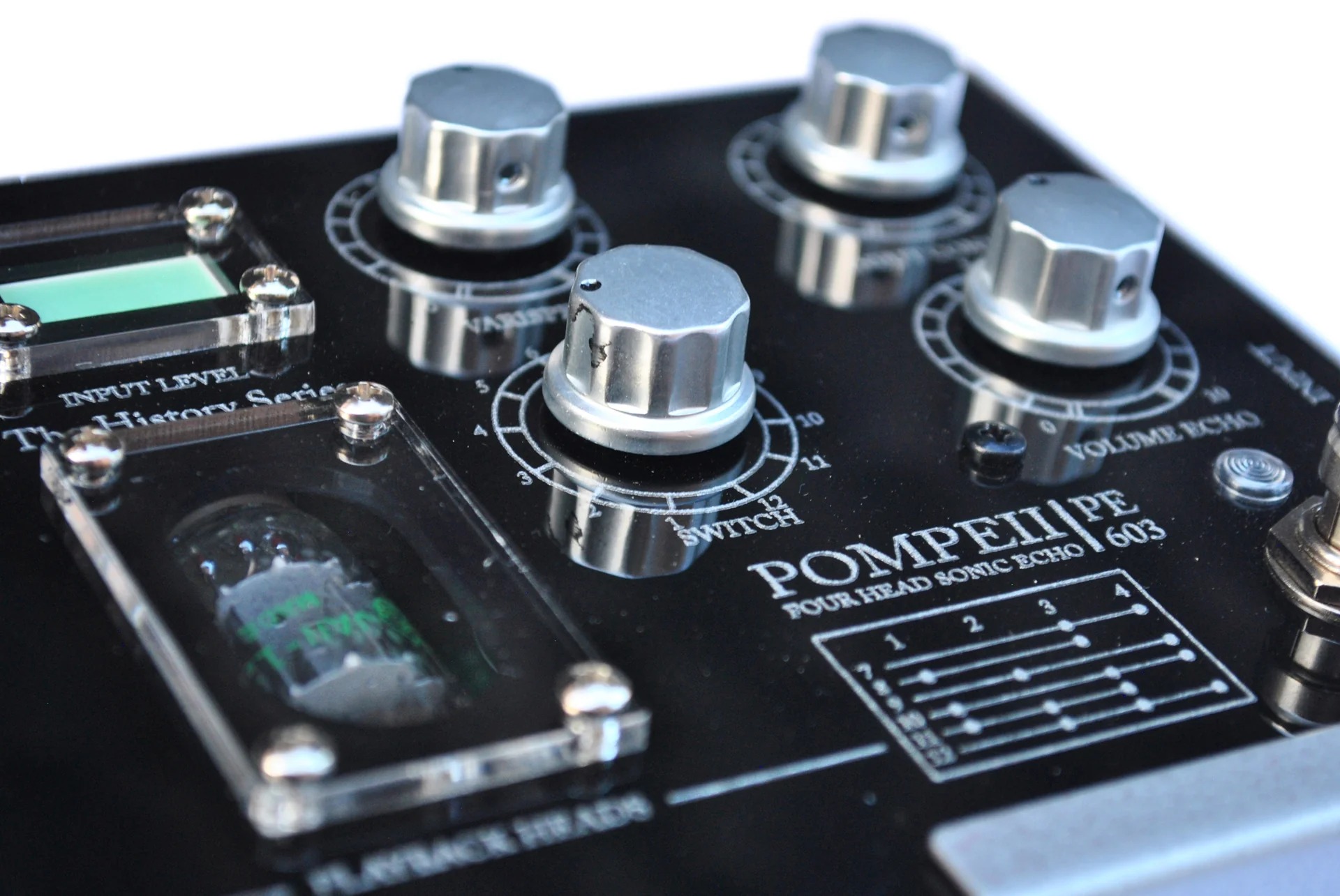 Cicognani Engineering Pompeii Pe603 Four Head Sonic Echo History - Reverb, delay & echo effect pedal - Variation 3