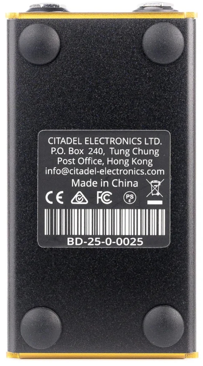 Citadel Electronics Ltd Bus Driver Analog Vca Compressor - Compressor, sustain & noise gate effect pedal - Variation 3