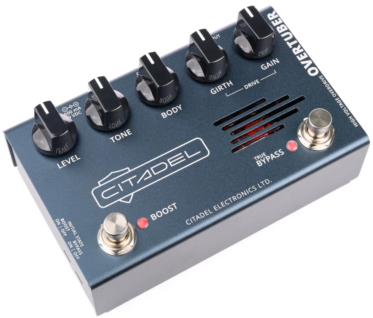 Citadel Electronics Ltd Overtuber Overdrive - Overdrive, distortion & fuzz effect pedal - Variation 1