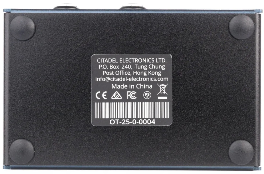 Citadel Electronics Ltd Overtuber Overdrive - Overdrive, distortion & fuzz effect pedal - Variation 3