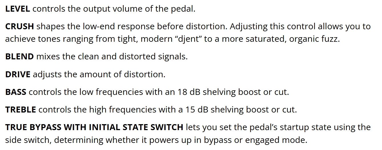 Citadel Electronics Ltd Plutonium Overdrive - Overdrive, distortion & fuzz effect pedal - Variation 4
