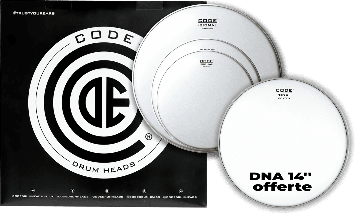 Code Drumheads Pack Smooth Rock + Dna 14 Offerte - Drumhead set - Main picture