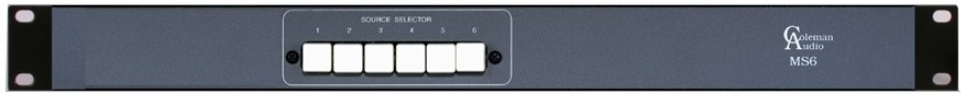 Coleman Ms6 Controleur Monitoring 6 EntrÉes - Monitor Controller - Main picture