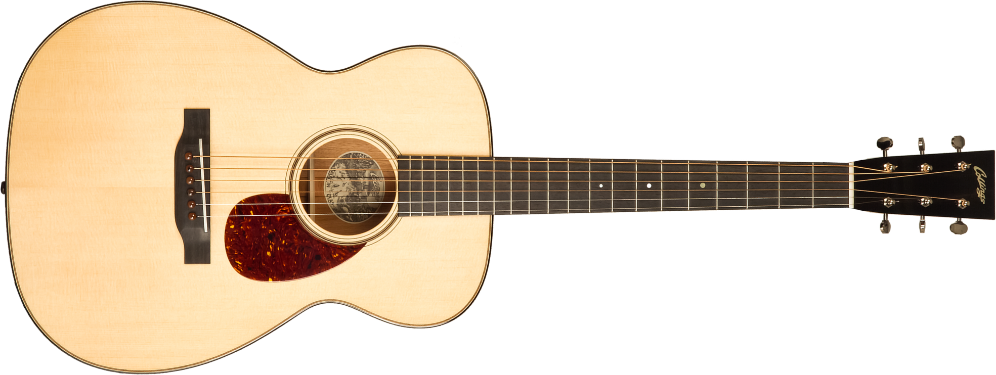 Collings 001 14-fret Traditional Grand Concert Epicea Acajou Eb #34443 - Natural - Folk guitar - Main picture