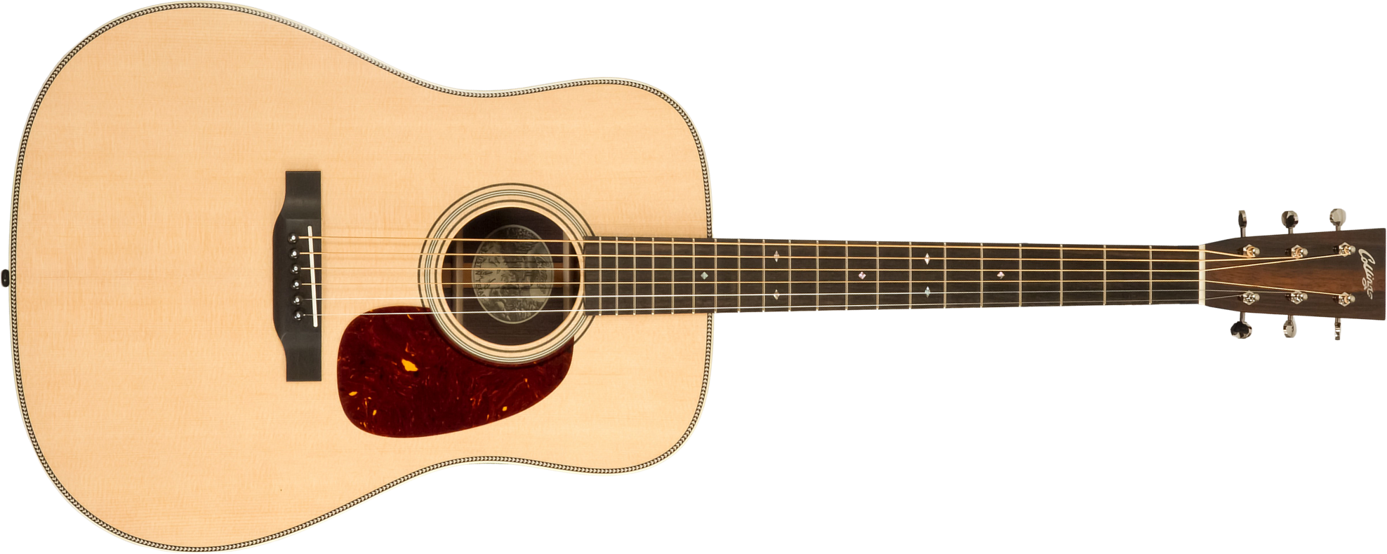 Collings D2h Standard Dreadnought Epicea Palissandre Eb #35203 - Natural High Gloss - Folk guitar - Main picture