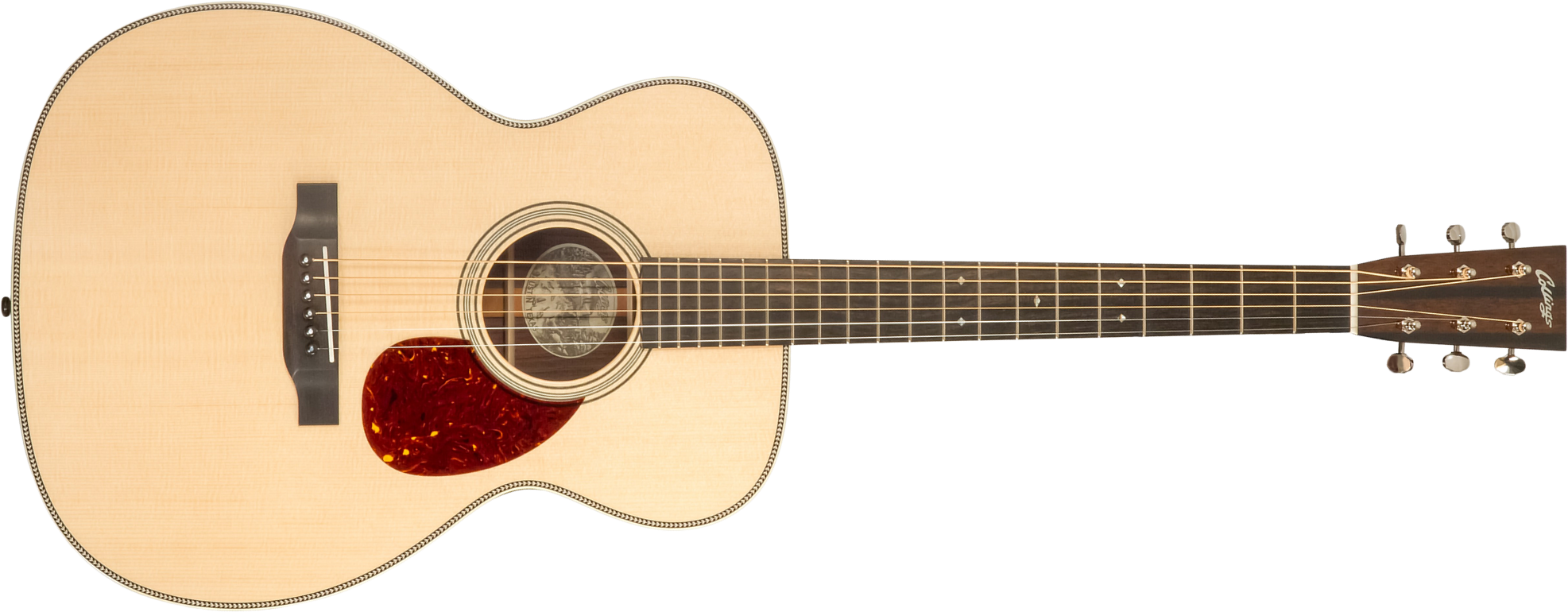 Collings Om2h Standard Orchestra Model Epicea Palissandre Eb #35207 - Natural High Gloss - Folk guitar - Main picture