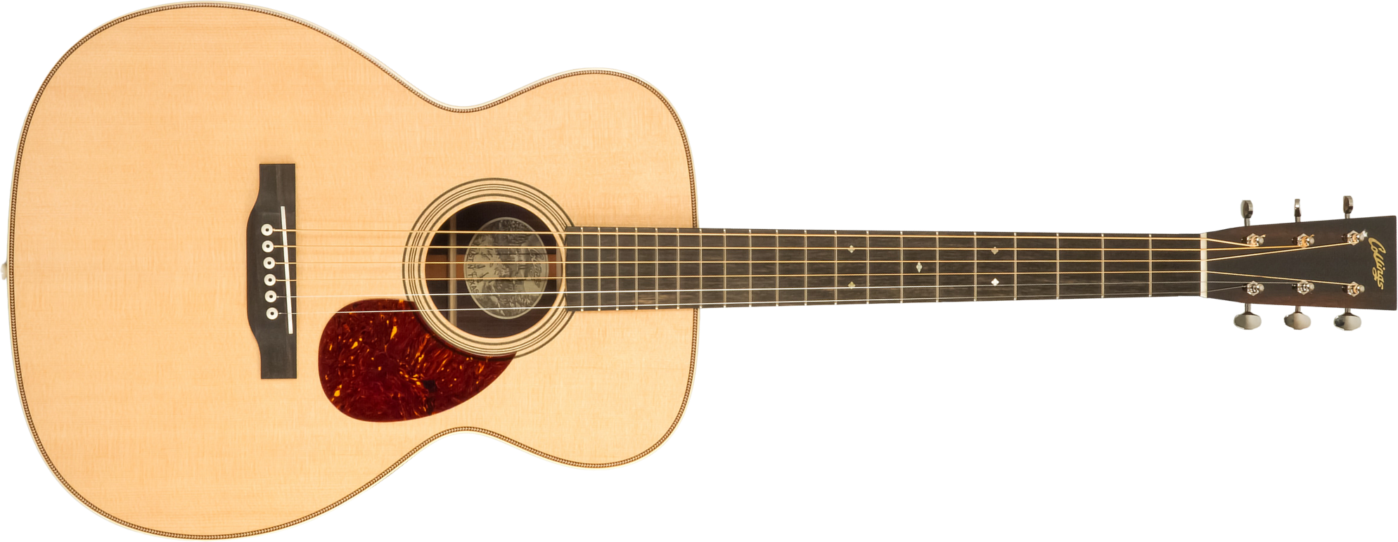 Collings Om2h T Traditional Orchestra Model Epicea Palissandre Eb #35208 - Natural High Gloss - Folk guitar - Main picture