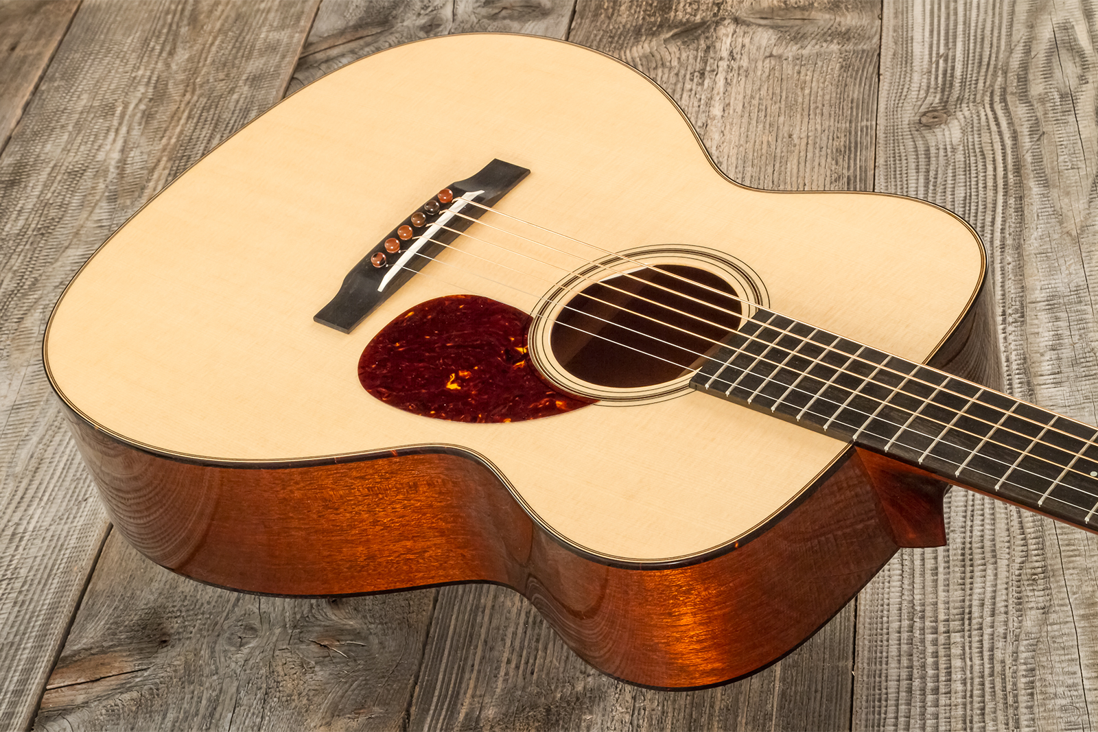 Collings Om1t Traditional Orchestra Model Epicea Acajou Eb #35214 - Natural High Gloss - Folk guitar - Variation 2
