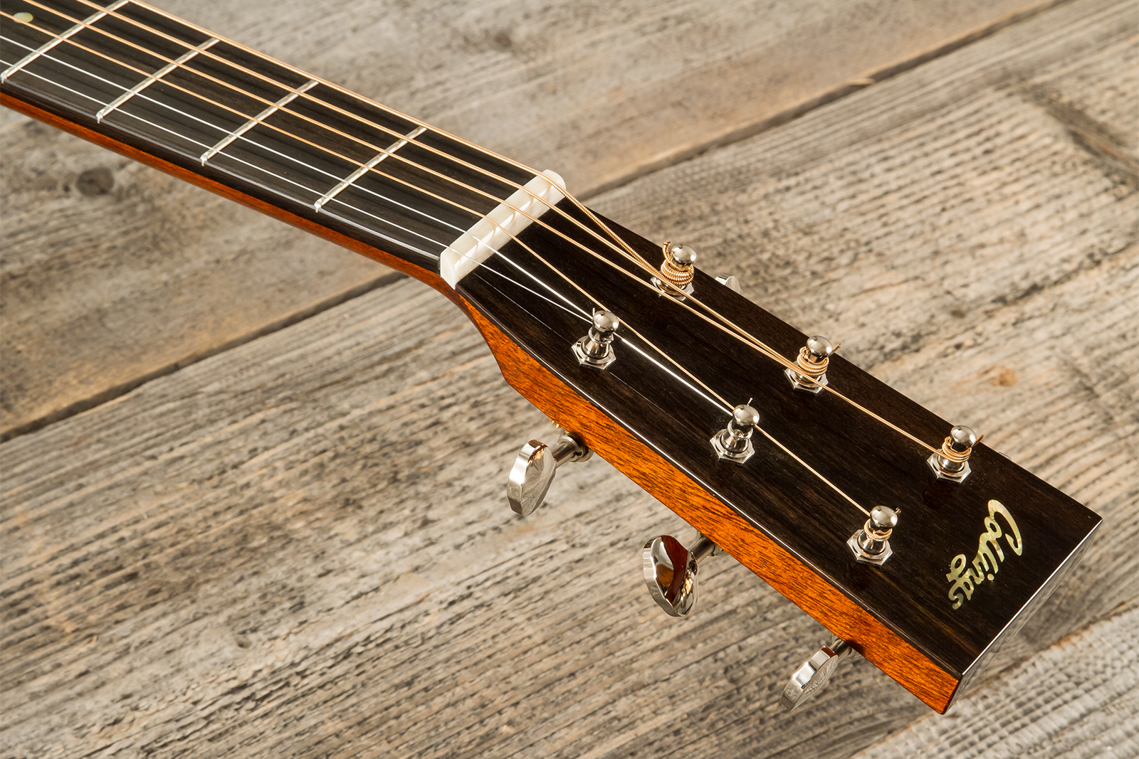 Collings Om1t Traditional Orchestra Model Epicea Acajou Eb #35214 - Natural High Gloss - Folk guitar - Variation 6