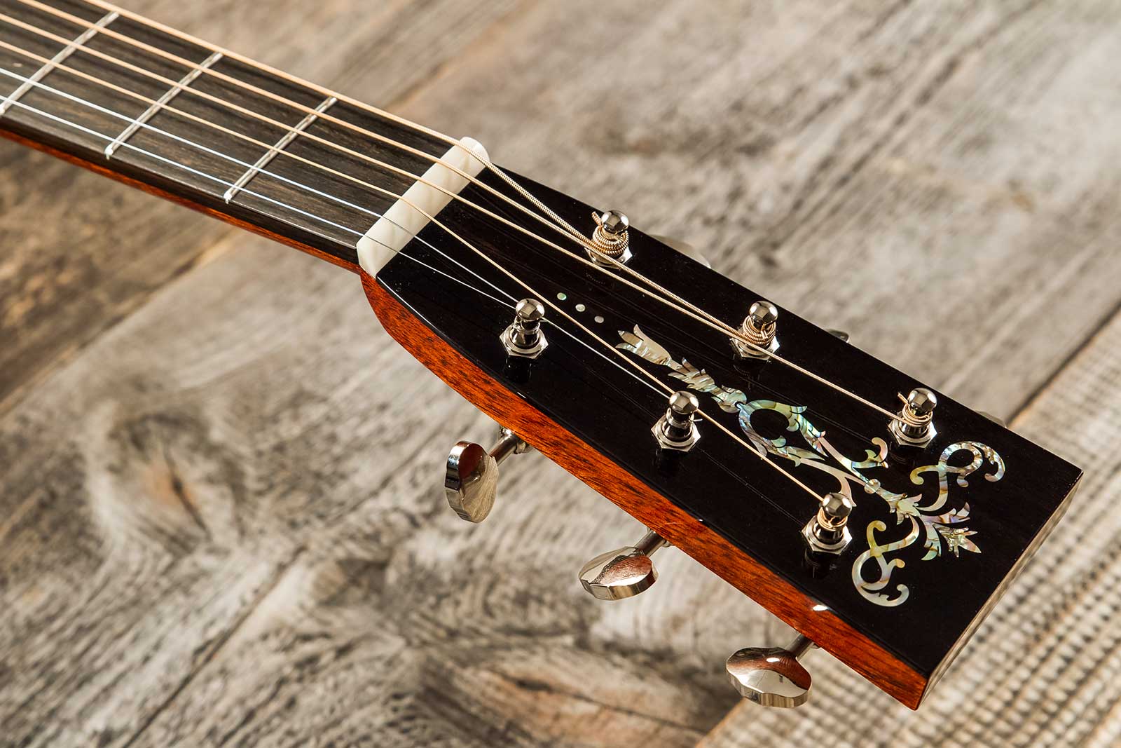 Collings Om2h Custom Orchestra Model Epicea Engelmann Cocobolo Eb #34448 - Natural - Folk guitar - Variation 8