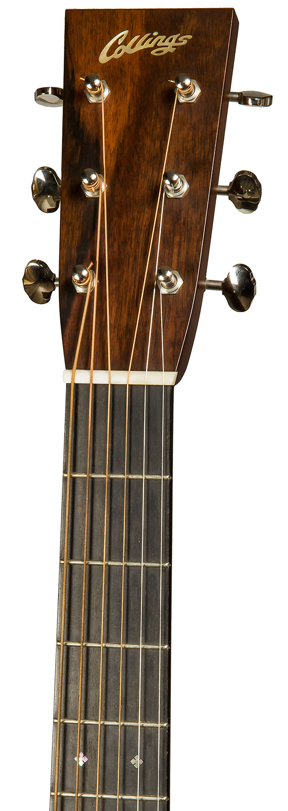 Collings Om2h Custom Orchestra Model Satin Neck Tigerstripe Pickguard #28774 - Natural Aged Toner - Acoustic guitar & electro - Variation 3