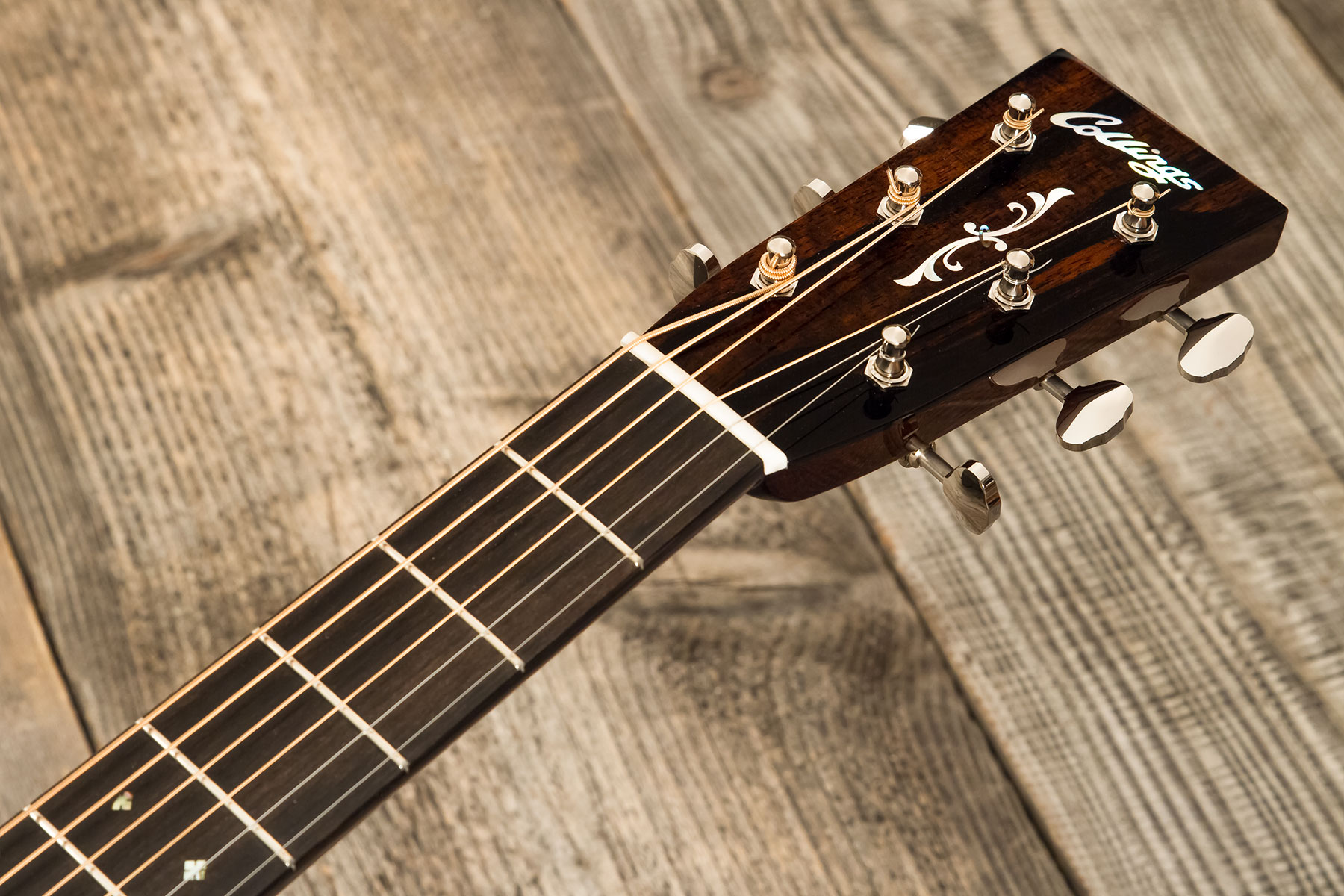 Collings Om2h Ss Orchestra Model Shsc Epicea Palissandre Eb #34819 - Natural High Gloss - Folk guitar - Variation 10
