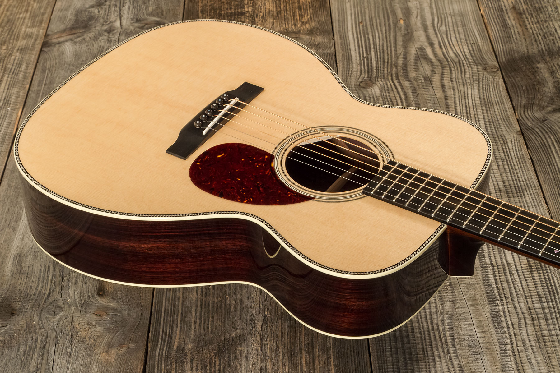 Collings Om2h Ss Orchestra Model Shsc Epicea Palissandre Eb #34819 - Natural High Gloss - Folk guitar - Variation 2
