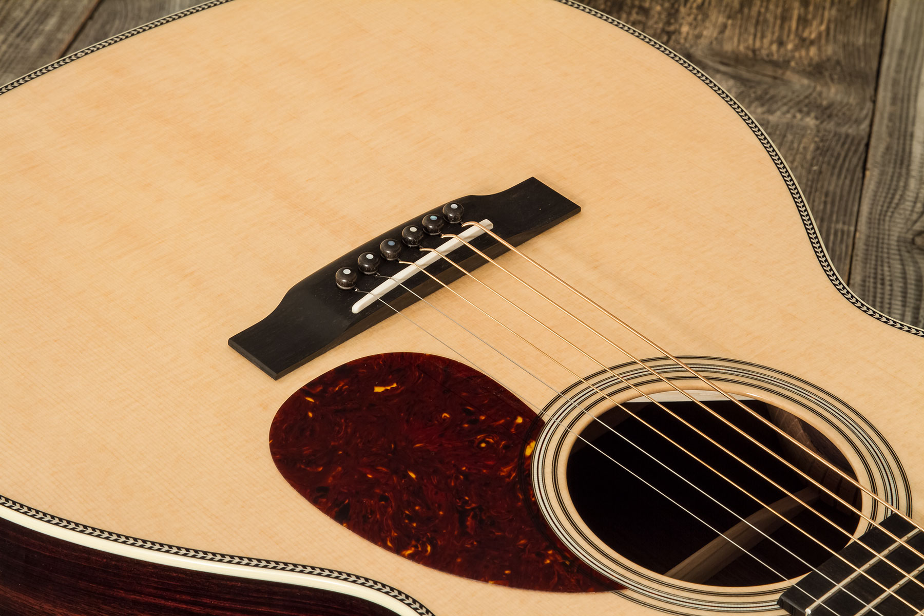 Collings Om2h Ss Orchestra Model Shsc Epicea Palissandre Eb #34819 - Natural High Gloss - Folk guitar - Variation 3