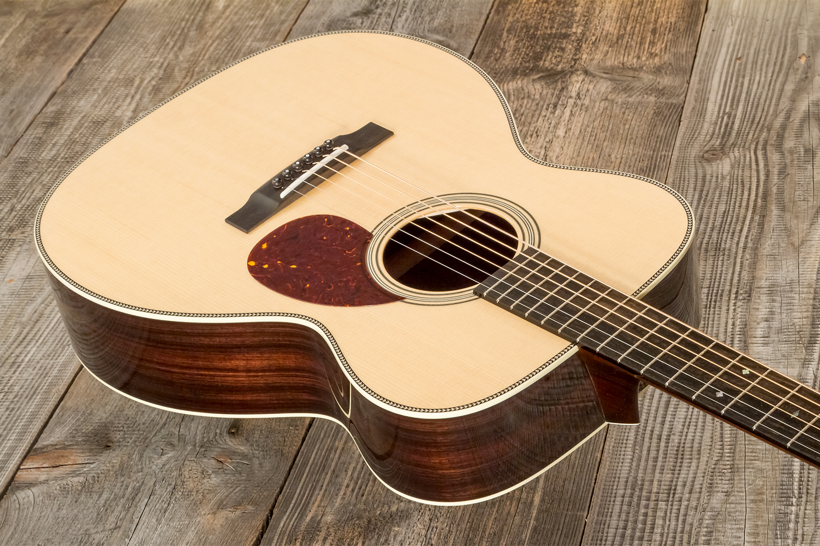 Collings Om2h Standard Orchestra Model Epicea Palissandre Eb #35207 - Natural High Gloss - Folk guitar - Variation 2