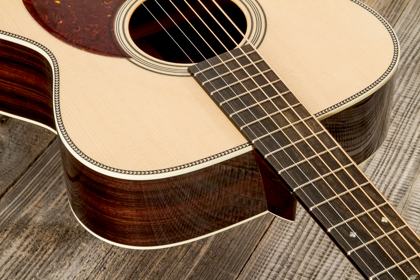 Collings Om2h Standard Orchestra Model Epicea Palissandre Eb #35207 - Natural High Gloss - Folk guitar - Variation 4