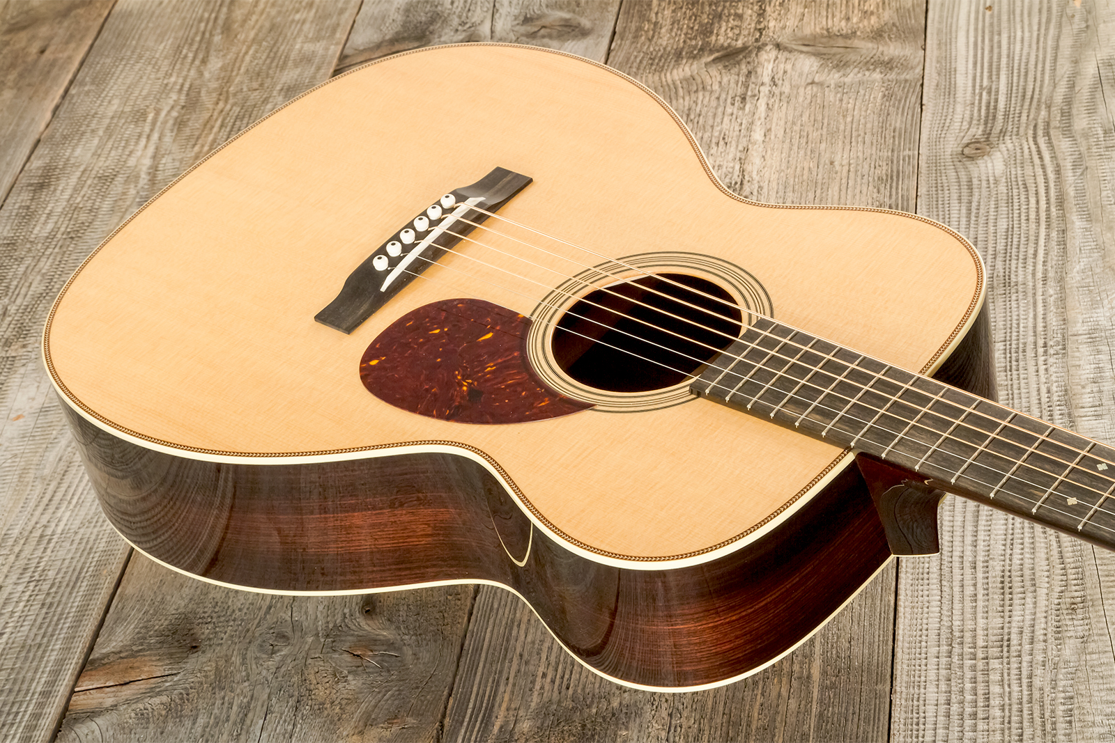 Collings Om2h T Traditional Orchestra Model Epicea Palissandre Eb #35208 - Natural High Gloss - Folk guitar - Variation 2