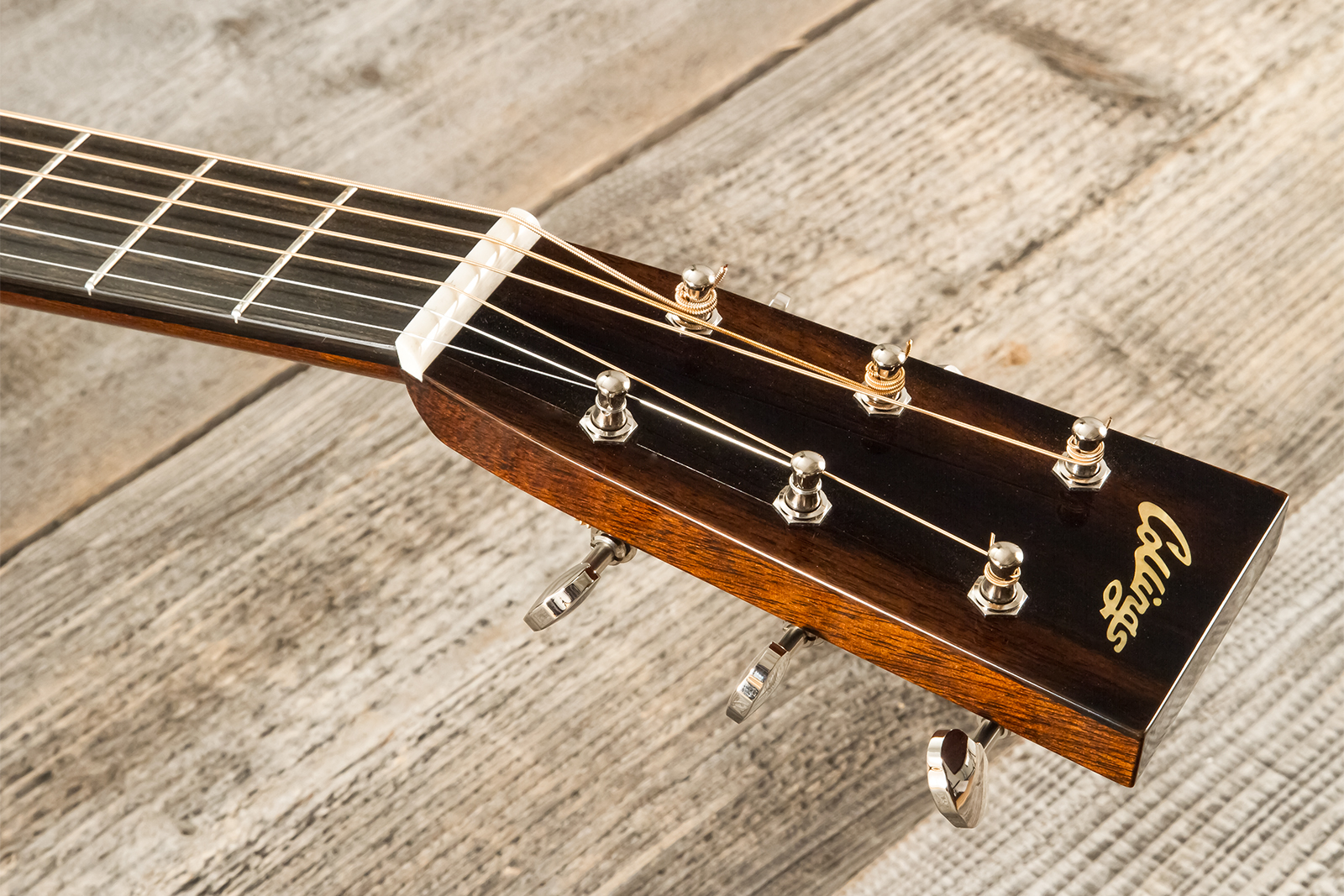 Collings Om2h T Traditional Orchestra Model Epicea Palissandre Eb #35208 - Natural High Gloss - Folk guitar - Variation 6
