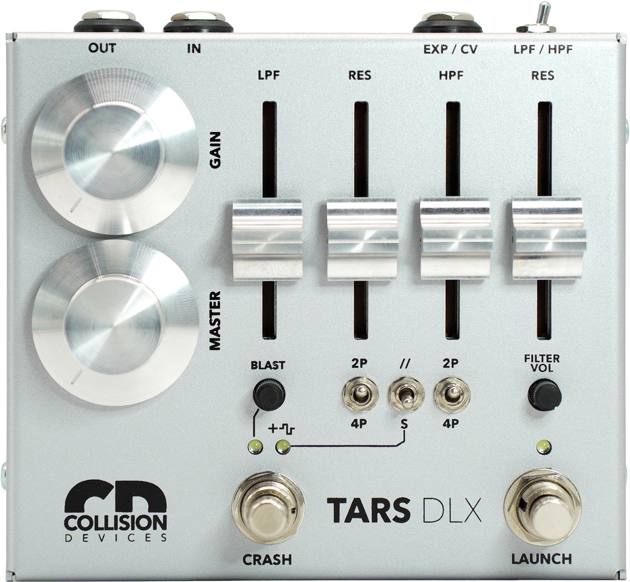 Collision Devices Tars Deluxe - Overdrive, distortion & fuzz effect pedal - Main picture