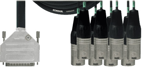 Cordial Cfd 1.5dmt Pour Tascam - Multipair cable - Main picture