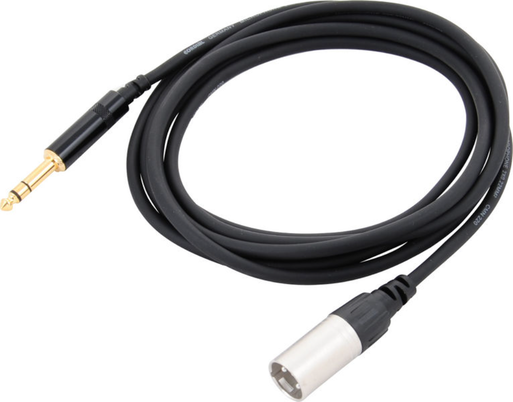 Cordial Cfm3mv Xlr Male Jack Stereo Male 3m - Cable - Main picture